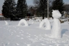 Mooie sneeuwdraak