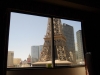 Zicht vanuit onze kamer